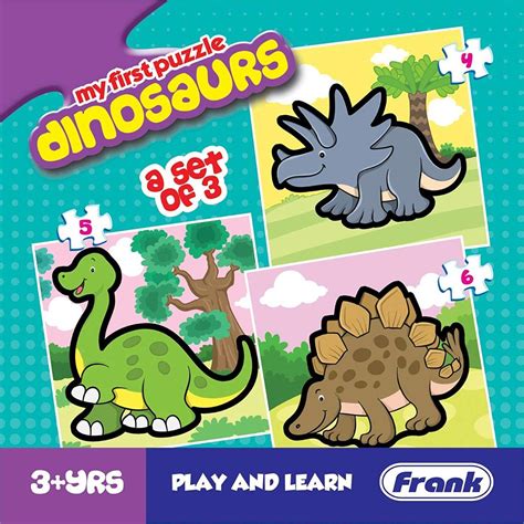 Buy Frank My First Dinosaurs Puzzle For 3 Year Old Kids And Above ...