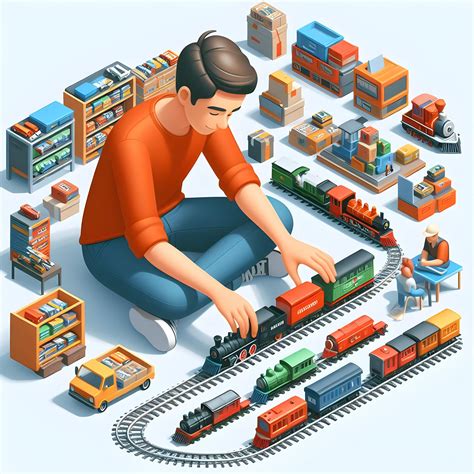 A mans carefully curated collection of model trains showcases the ...