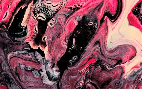 Download wallpaper 2560x1600 fluid, paint, stains, pink widescreen 16: ...