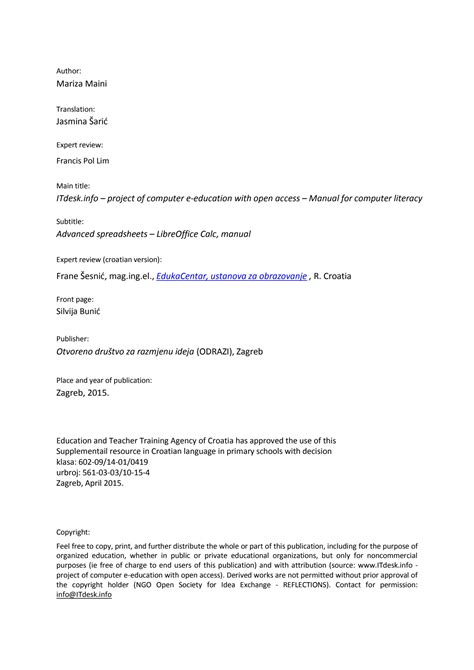 Image result for Libre Spreadsheet Tutorial
