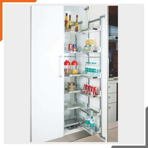 Glass Pantry Pullout Unit (With Glass Basket) – Zinc Plus