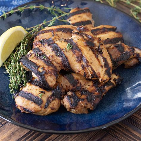 Grilled Boneless Chicken Thighs