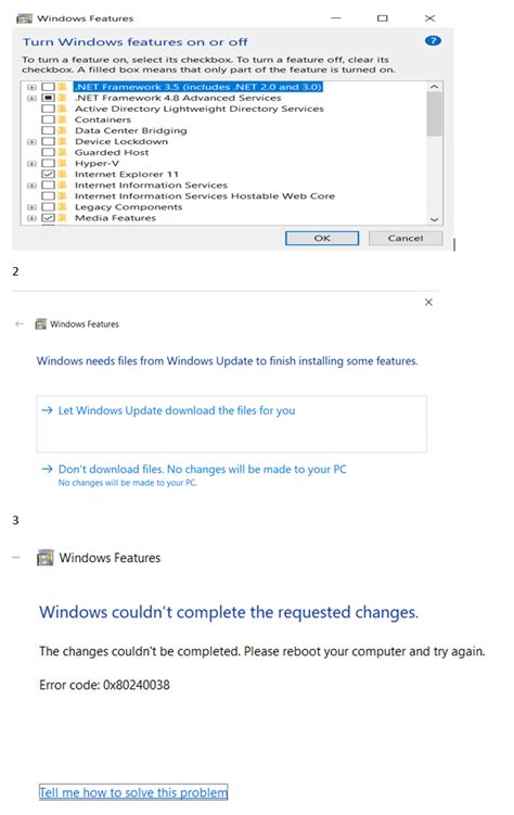 How to install offline .NET Framework 3.5 on Windows 10 using DISM ...