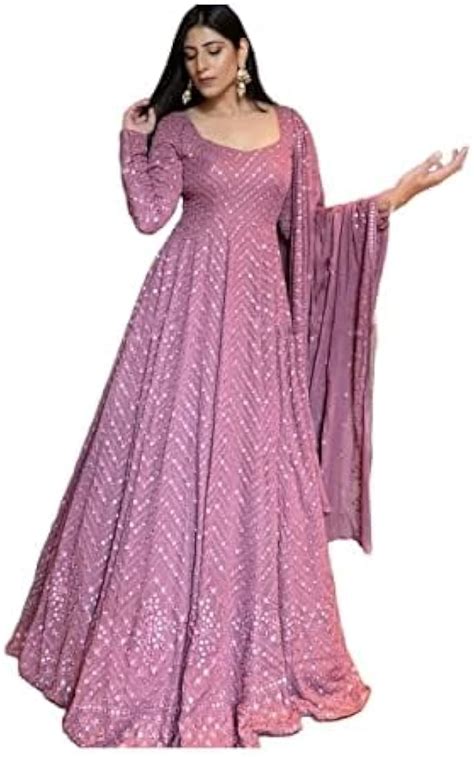 Light Purple Color Anarkali Gown for Women Gown || Ethnic Gown Gown by ...