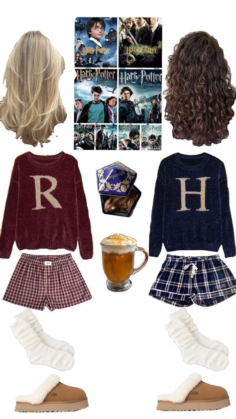 Harry Potter night? #harrypotter #outfit #pyjamas #movies #matchingfits ...