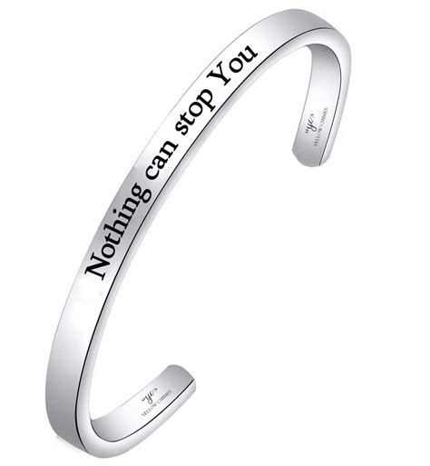 Yellow Chimes Kada Bracelet for Women Nothing Can Stop You (Unisex ...