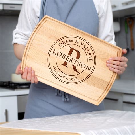 Monogrammed Cutting Boards | Personalized Wedding Gifts - Forest Decor