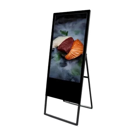 Digital Indoor Signage Standee: HD Display, Android OS, Steel Cabinet ...