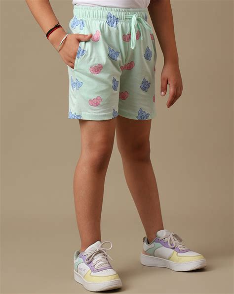 Tom & Jerry Printed Regular Fit Shorts For Girls – Kidsville