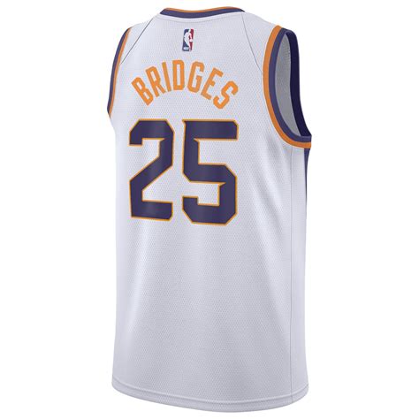 Phoenix Suns Nike Association Swingman Jersey - White - Mikal Bridges ...