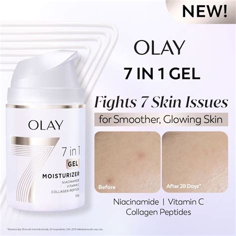 Buy Olay 7in1 Gel Moisturizer with Niacinamide, Vitamin C, Collagen ...