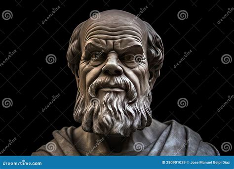 Socrates Greek Philosopher Figure Cartoon Illustration Vector ...