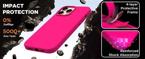 LOXXO® Compatible with iPhone 14 PRO Case, Liquid Silicone Case, Full ...