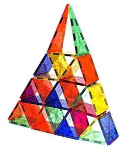 Genrc Magnet Tiles Mag-Genius Award Winning building Tiles Clear ...