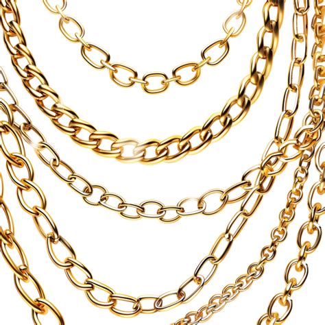 Gold Chain PNGs for Free Download