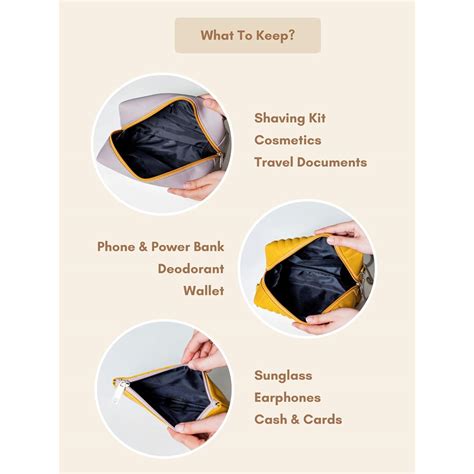 Buy Nestasia Set of 3 Unisex Yellow Multi-Utility Organiser Pouches ...