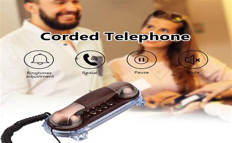 Vroxy OHO-617 CID OHO Landline Corded Caller ID Phone Telephone, Multi ...