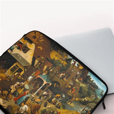 Laptop Sleeves - The Dutch Proverbs by Pieter Bruegel the Elder ...