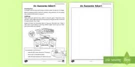 Advertising Lesson Activity | Grade 4 Advertisement Project