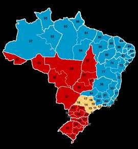 Brazil Phone Code Map 的图像结果