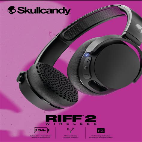 Skullcandy BT Riff 2 On-Ear Wireless Headphones – JM DISTRIBUIDORES