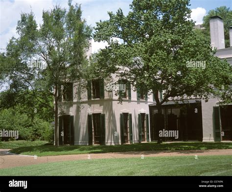 USA Houston Texas Bayou Bend Gardens House from S Stock Photo - Alamy