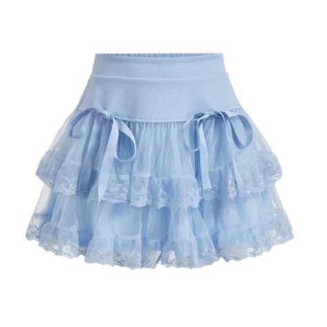 𝔊𝔯𝔢𝔤 ϯ | Light blue skirts, Blue skirt, Frilly skirt
