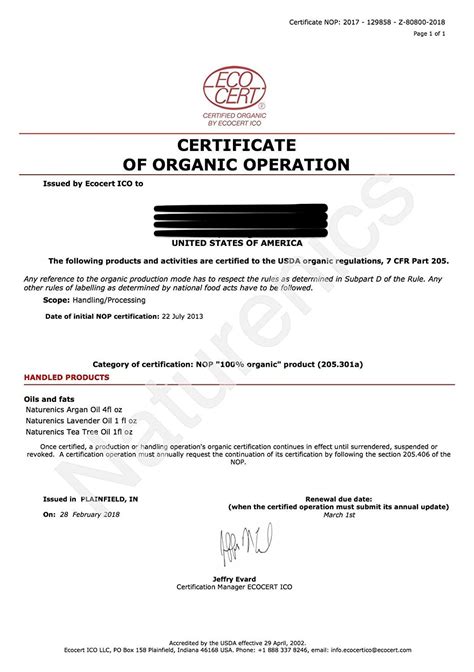 Naturenics Tea Tree Essential Oil - 100% USDA Organic Melaleuca Alternifolia - Therapeutic Grade ...