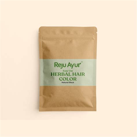 Easy Use Herbal Hair Color Powder (Natural Black) 10G