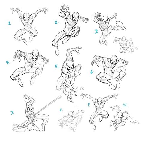 Spiderman Poses