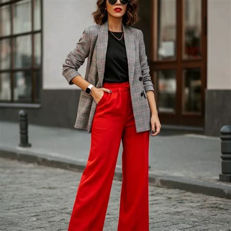 What to Wear with Red Pants? 15+ Stylish Outfit Ideas | Red pants ...