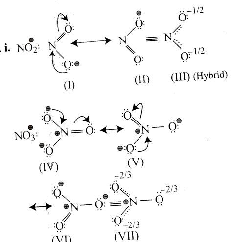No2 Resonance Structures Nitrite Ion Resonance Structures For NO3