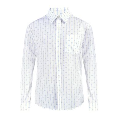 Buy Casablanca Men White City Stripe Casual Shirt for Men Online | The ...