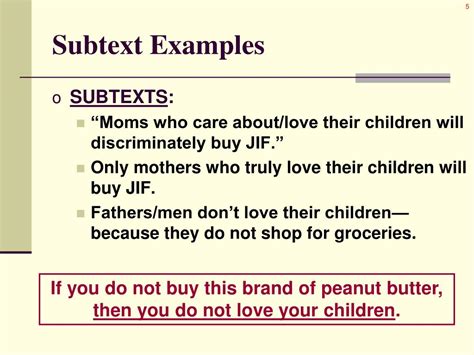 Image result for Subtext Example