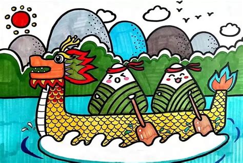 端午节礼物怎么画最新素材