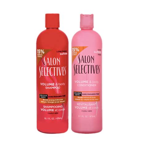 Amazon.com : Salon Selectives Volume & Body Shampoo & Conditioner Set ...