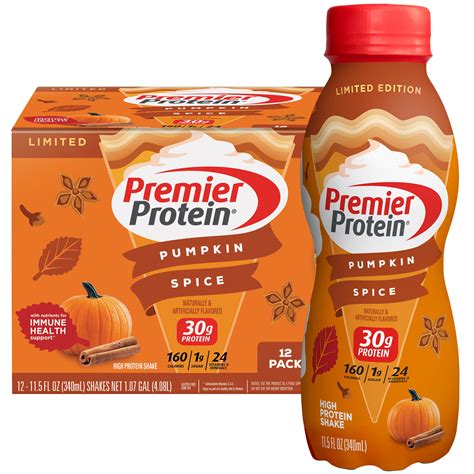 Premier Nutrition Protein Shake Drinks, Pumpkin Spice, Limited Time ...