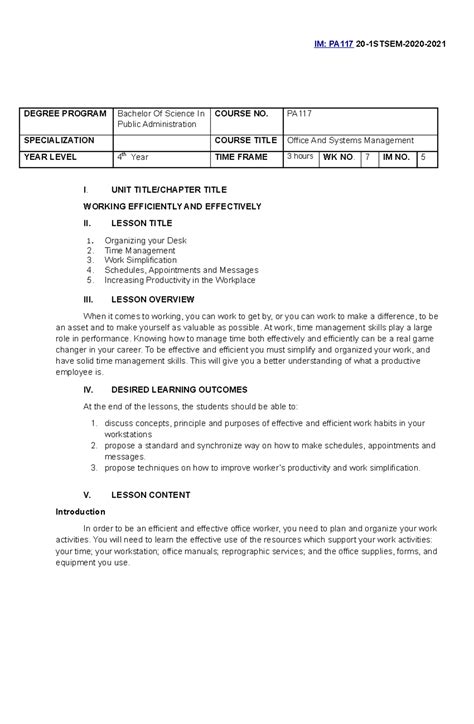 Image result for Public Administration 1501 Module