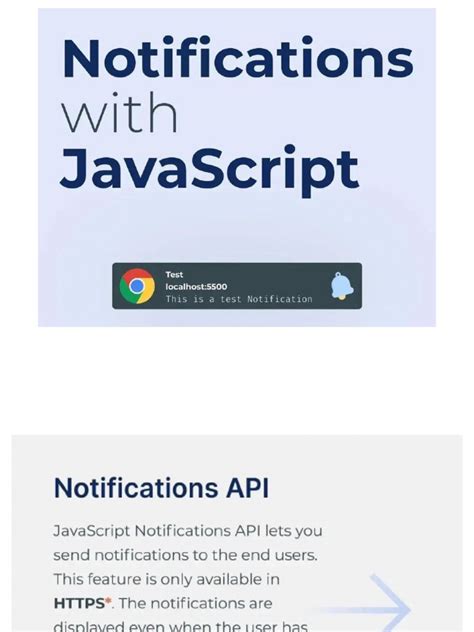 Image result for JavaScript Notifications API