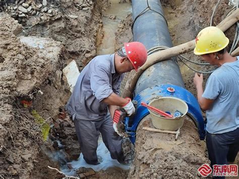 三明市区一水管被挖断追踪：已抢修完成-本网原创- 东南网