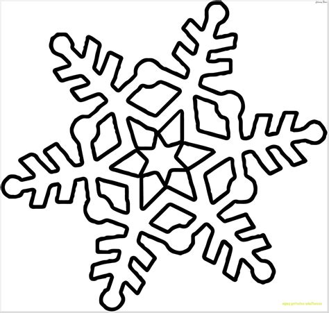 Printable Snowflake Coloring Pages