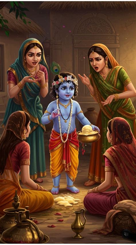 Krishna Born Images