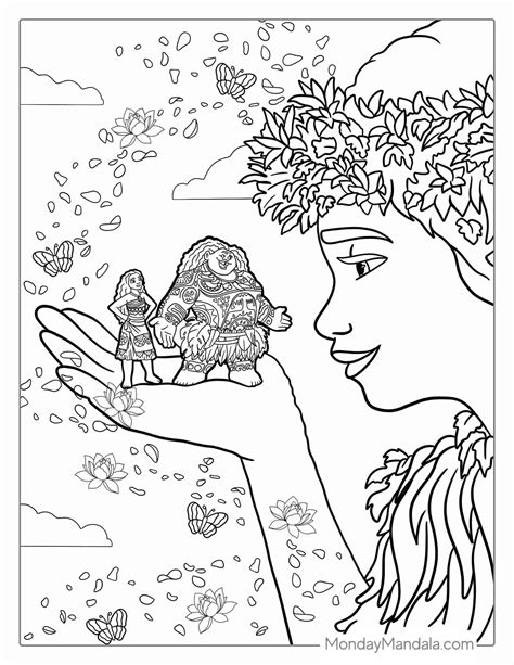 Free Printable Moana Coloring Pages - Google Calendar Alternatives