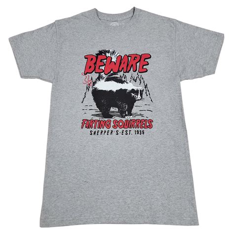 Sherper's Farting Squirrels Unisex T-Shirt | Sherper's