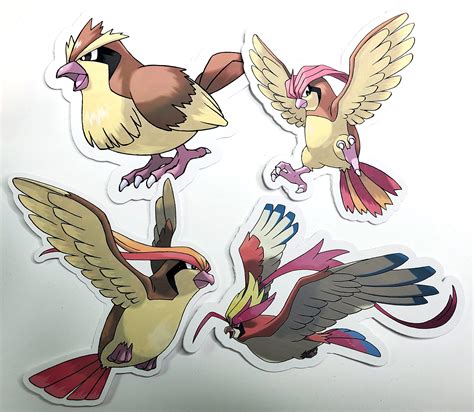 Evolucao Do Pokemon Pidgey Biomothim: Pidgey E Sua Linha Evolutiva!