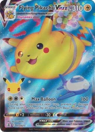 Buy 100% Genuine ! Pokemon Flying Pikachu VMAX - 7/25 - Ultra Rare ...