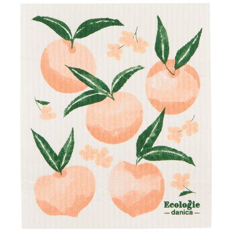 Peaches | Swedish Dishcloth – HOHM AND CO.