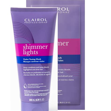 Buy Clairol Shimmer Lights Violet Toning Mask new fresh you choose size ...