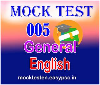 General English Mock Test: 5 | Kerala PSC LDC English Mock Test | SSC ...