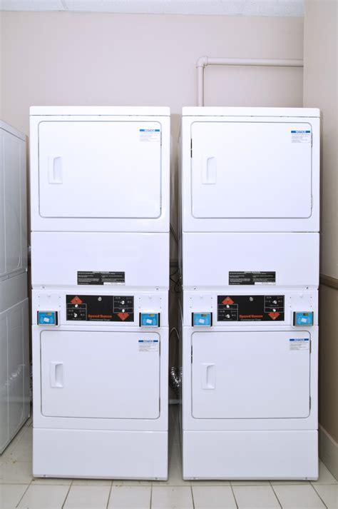 Stackable Commercial Washers and Dryers